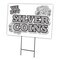 Signmission We Buy Silver Coins Yard Sign & Stake outdoor plastic coroplast window, C-1824 We Buy Silver Coins C-1824 We Buy Silver Coins - alternate 1